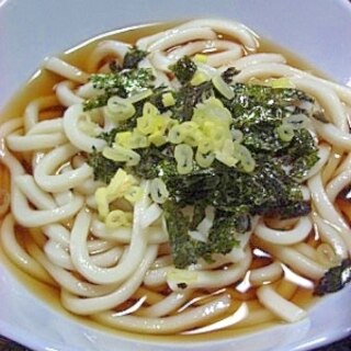 簡単　冷し海苔うどん